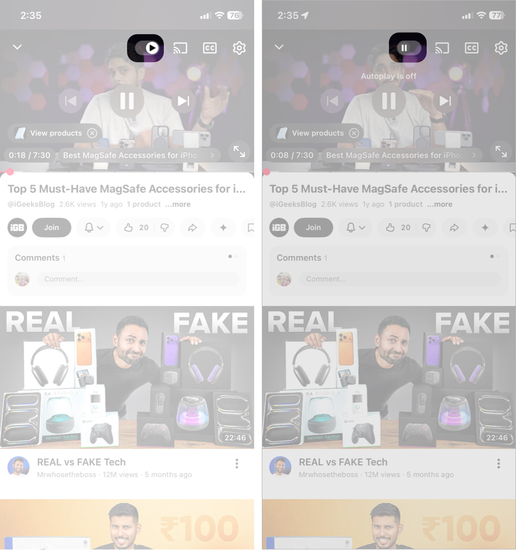 Turn Off Autoplay from the Video Player