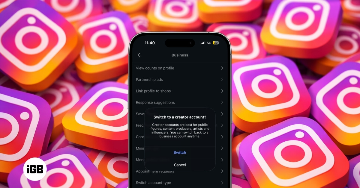 Turn Off a Business Account on Instagram