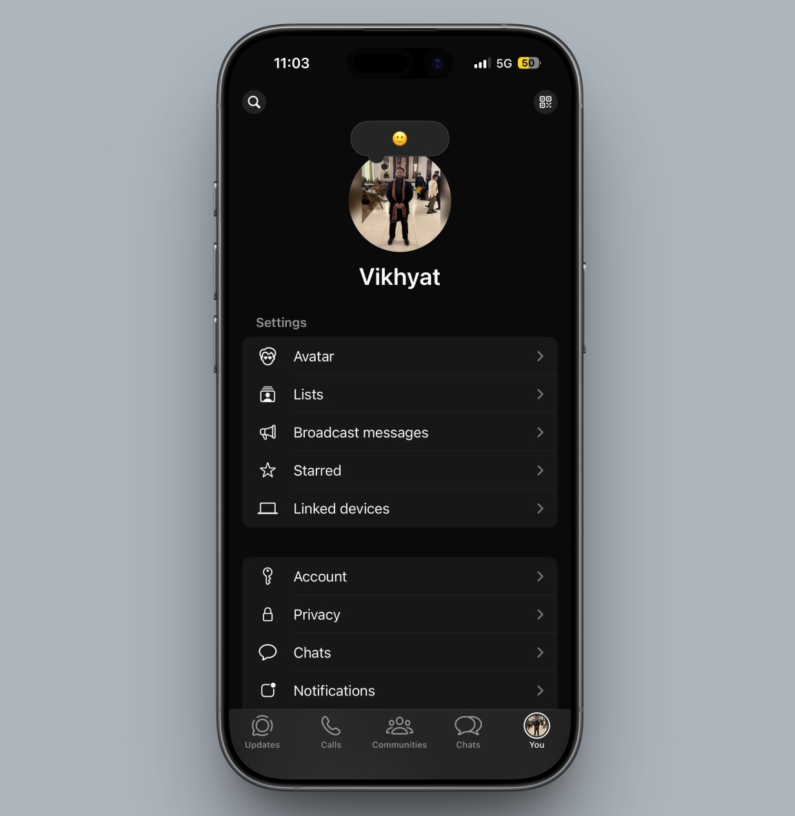 WhatsApp New Profile-Focused Tab Appears in Bottom Bar