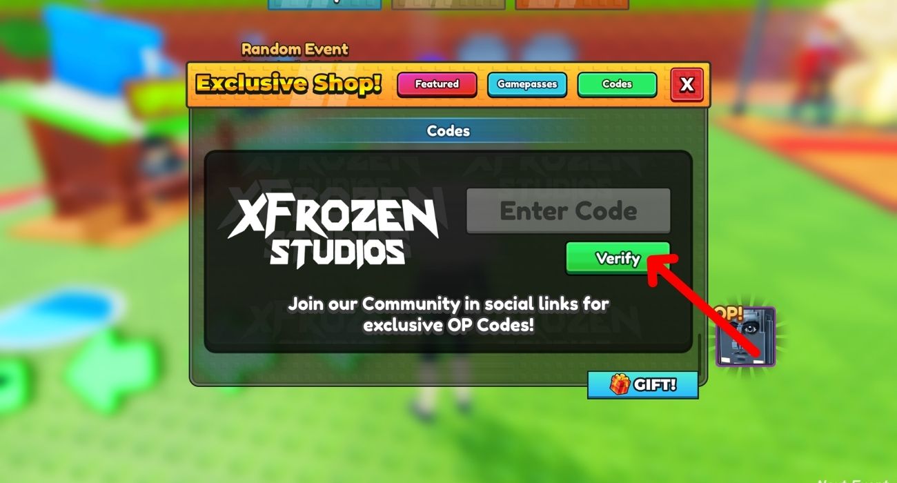 Click Verify Button To Claim Gift