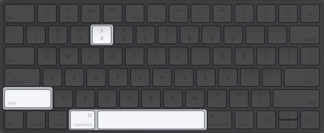 Command + Shift + 4, then Spacebar for precise window capture