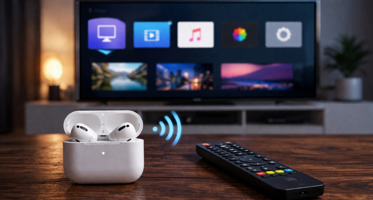 Connecting AirPods to your TV