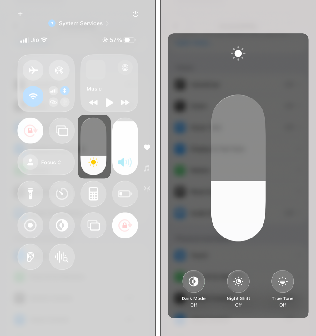 Control Brightness Manually