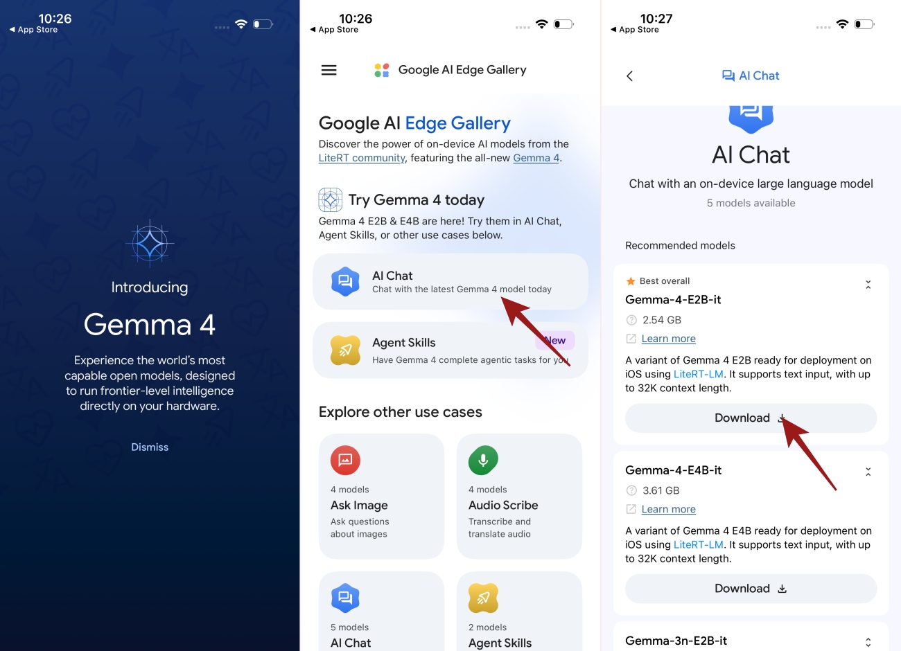 Gemma 4 on your Mobile device