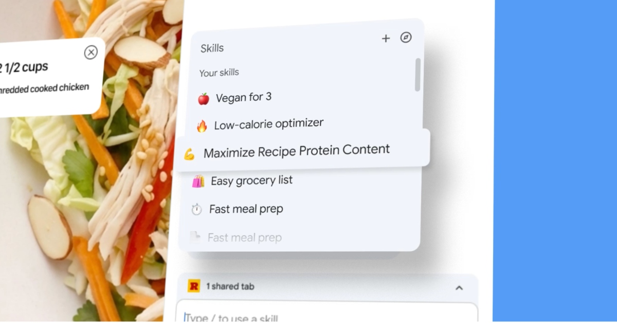 Google Chrome new Skills feature