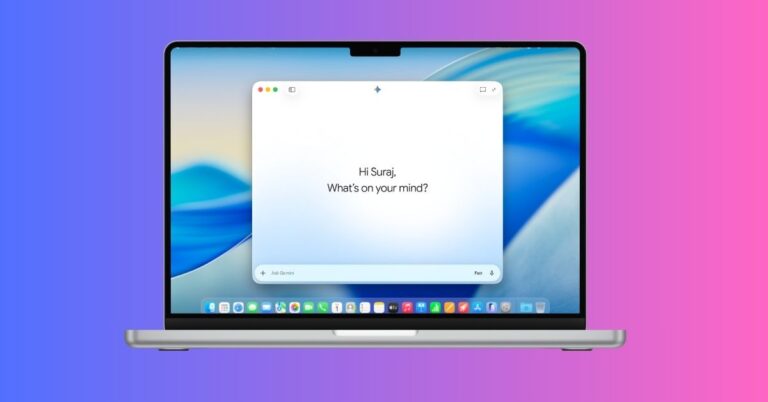 Google has released a dedicated Gemini app for macOS