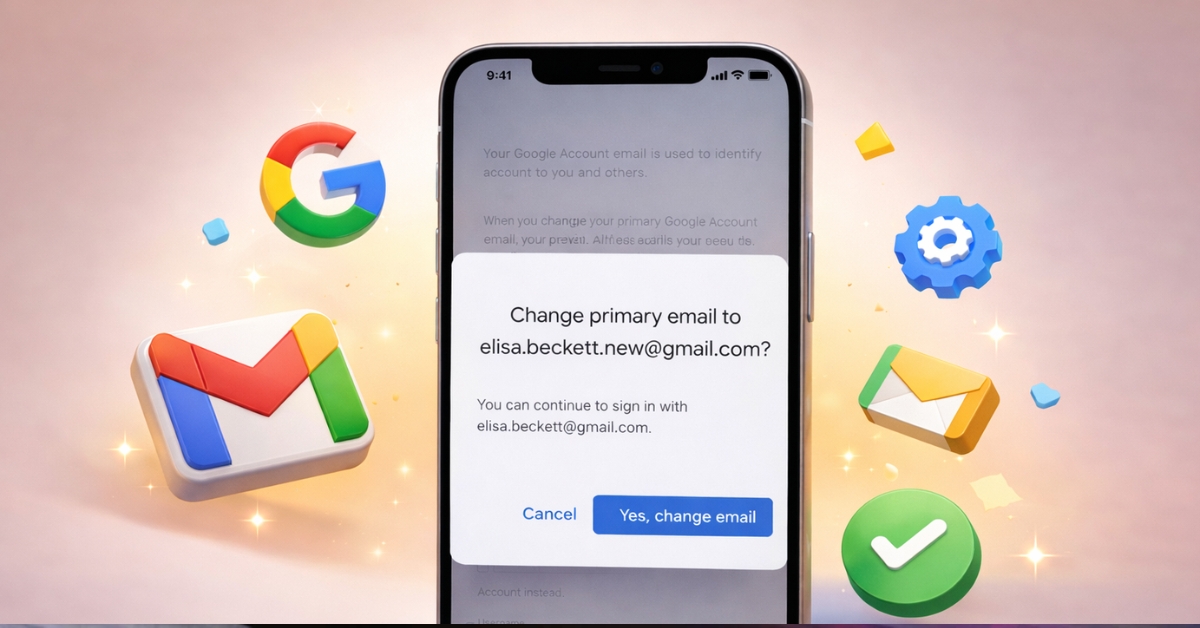 Google now lets you change your Gmail address