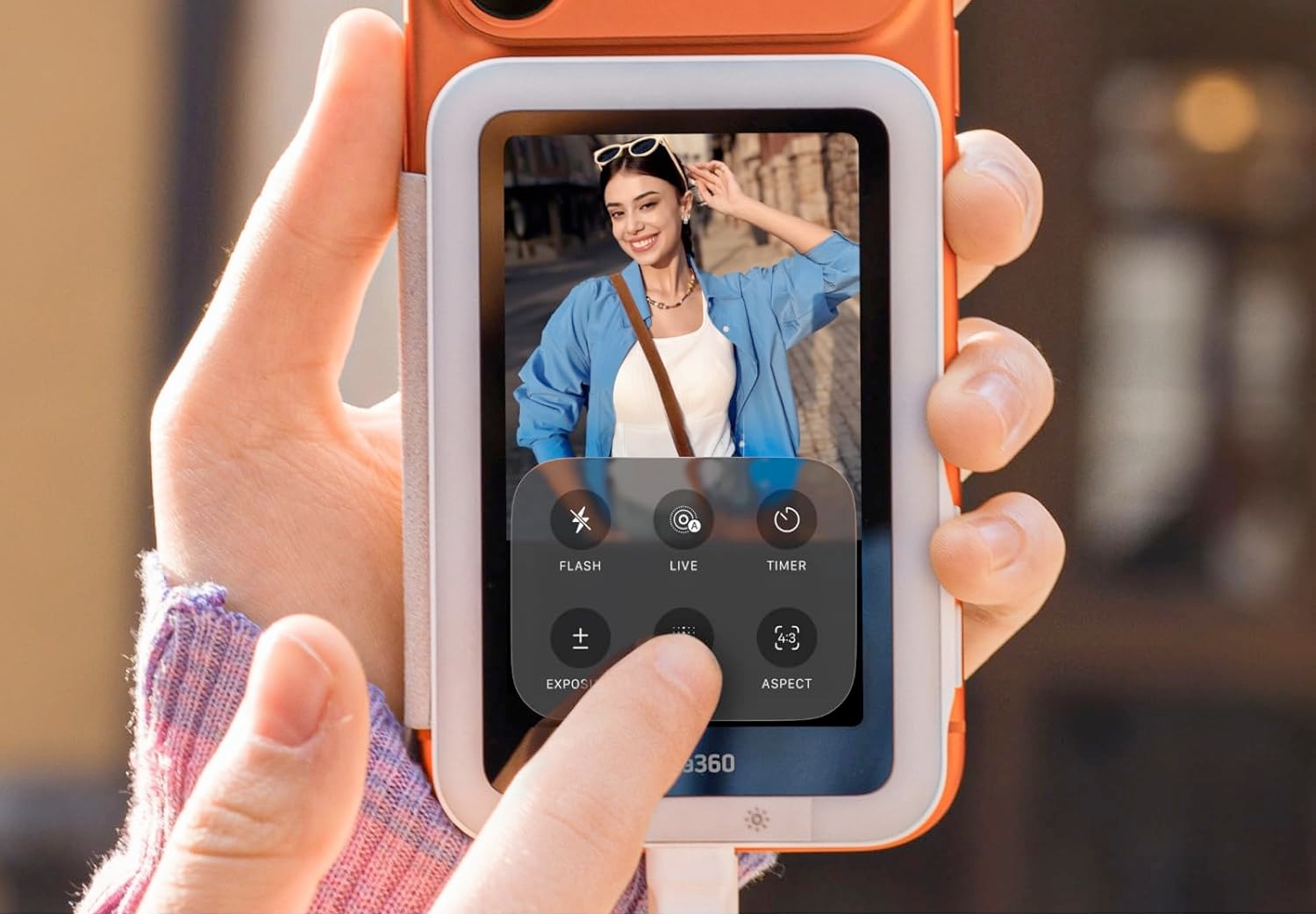 Insta360 Snap Selfie Screen