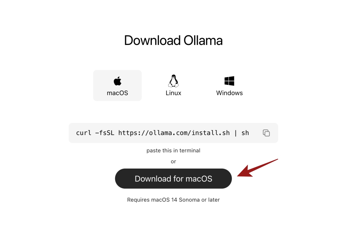 Install Ollama