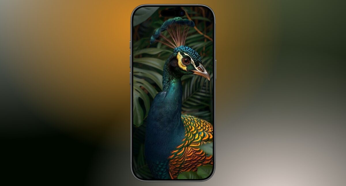 Peacock portrait with rich and artistic detail