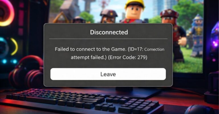 Roblox Error Code 279 What It Is and How to Fix It
