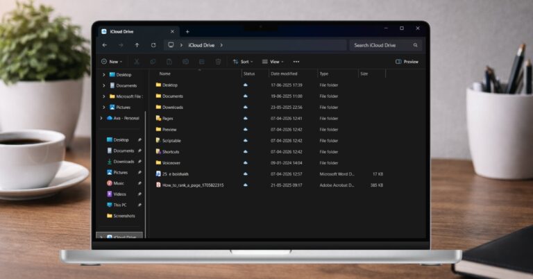 Using iCloud on Windows