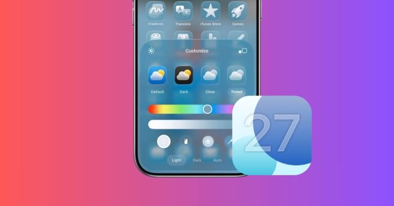 iOS 27 might fix one small annoyance in Home Screen editing