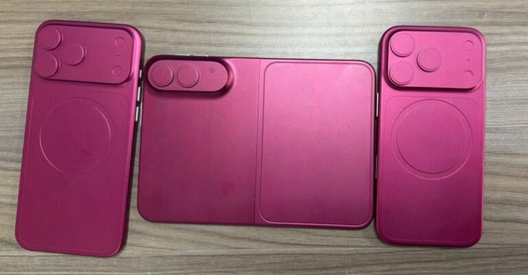 iPhone Fold design beside iPhone 18 pro