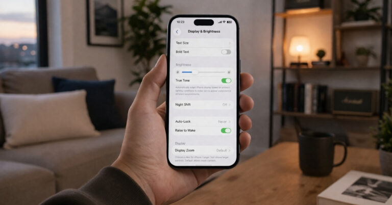 iPhone Screen Felt too Harsh Fixed These Settings