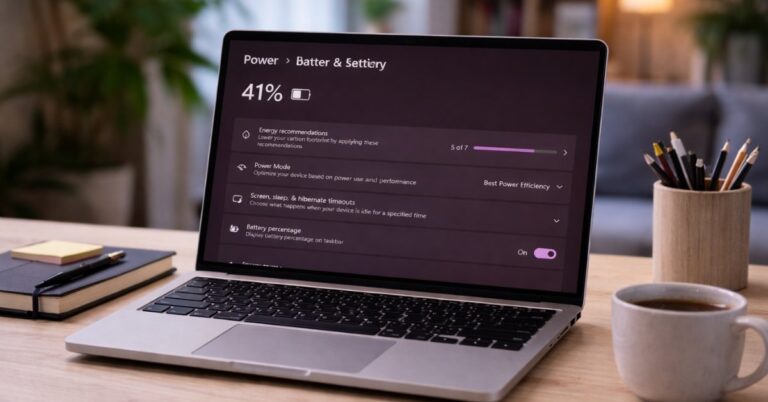 switched my Windows Power Mode