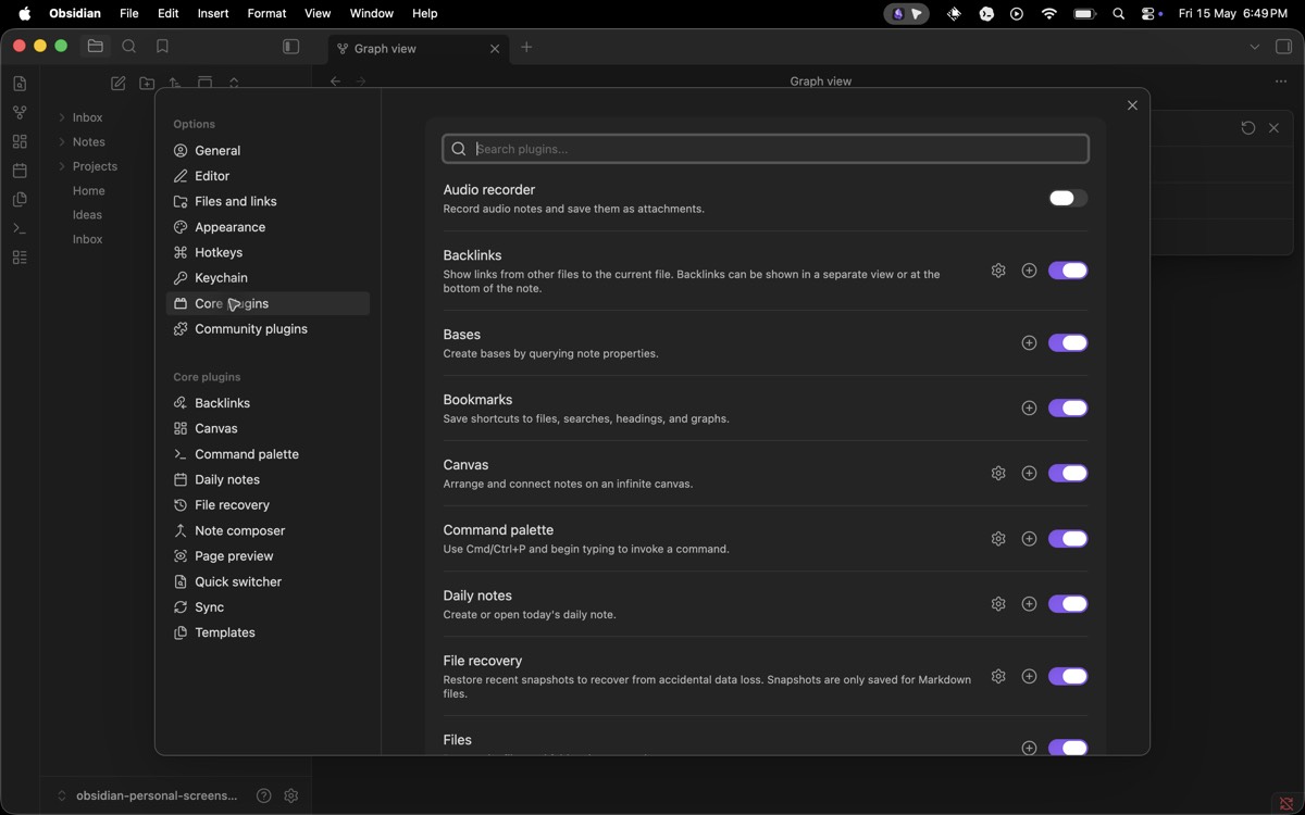 Core Plugins