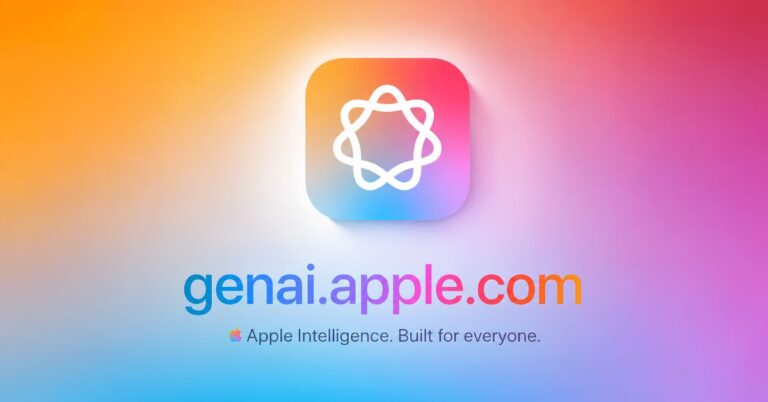Apple's new 'genai.apple.com' subdomain hints at bigger AI plans