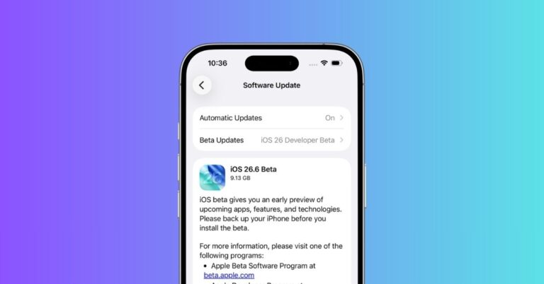 Everything new in iOS 26.6 beta 1