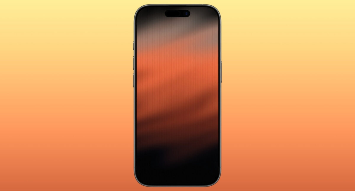 Sunset linear blur wallpaper