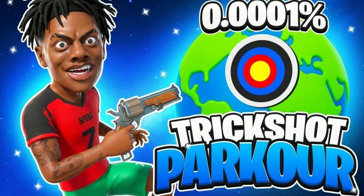 Winter trickshot parkour fortnite