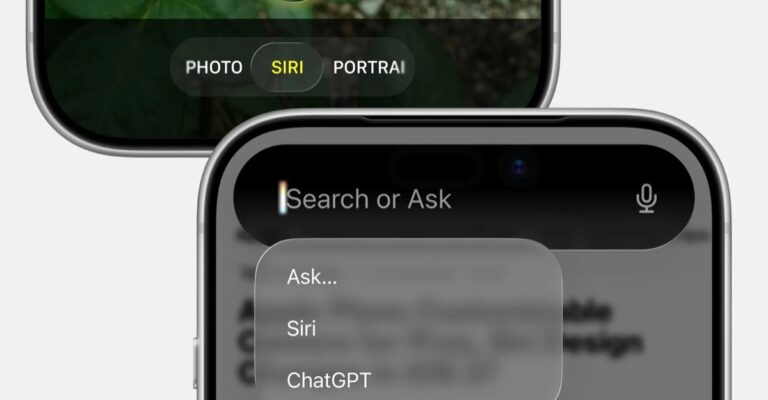 iOS 27 Siri Search or Ask interface shown on iPhone