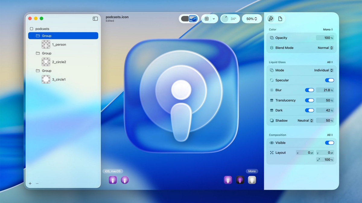 macOS Touch Interface