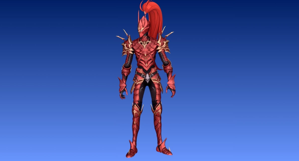 Blood red Commander Igris