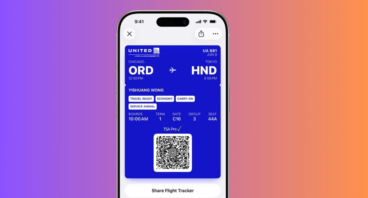 Boarding passes and event tickets