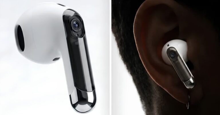 Camera-equipped AirPods