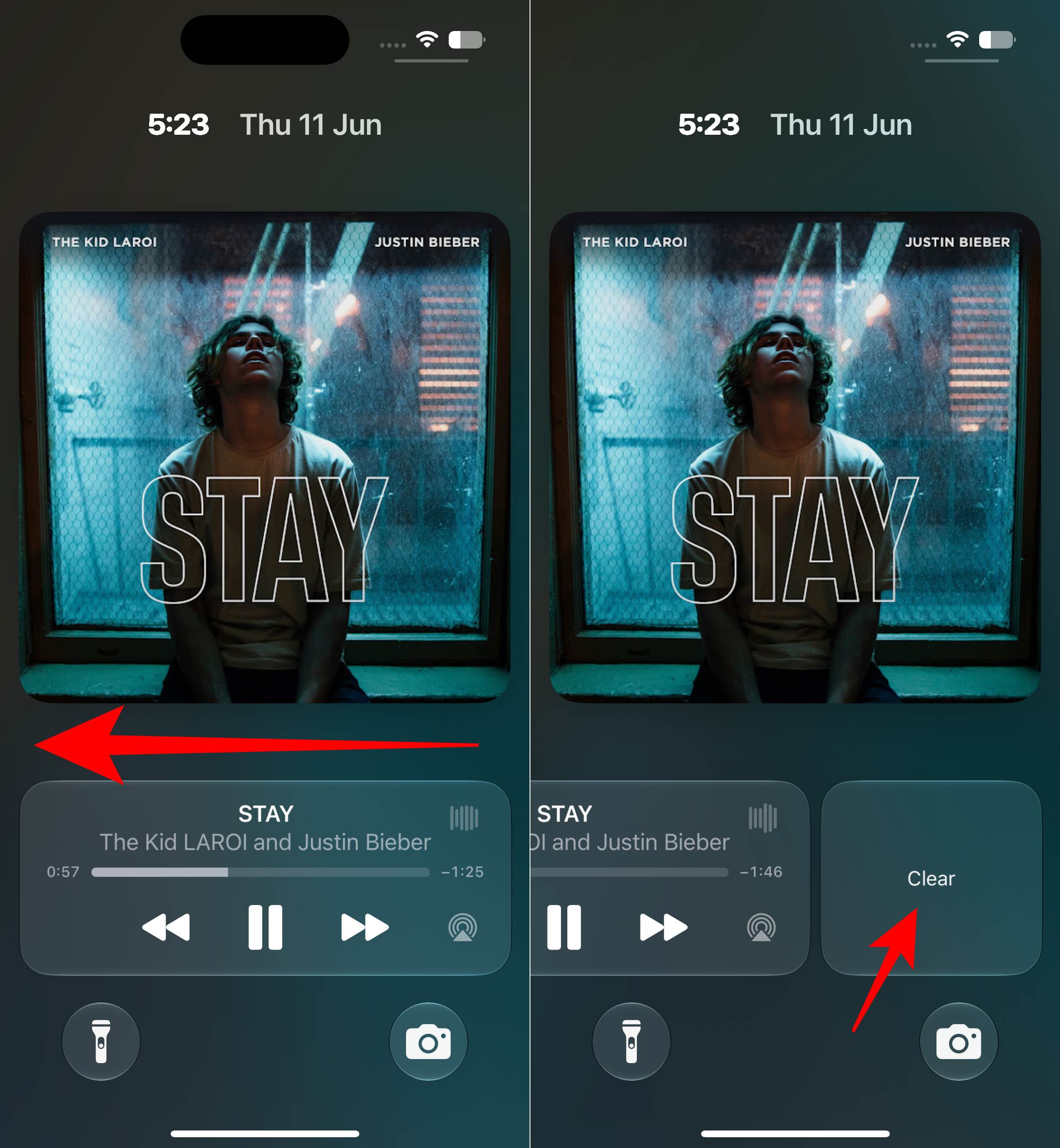 Clear Now Playing Widget on Your iPhone Instantly
