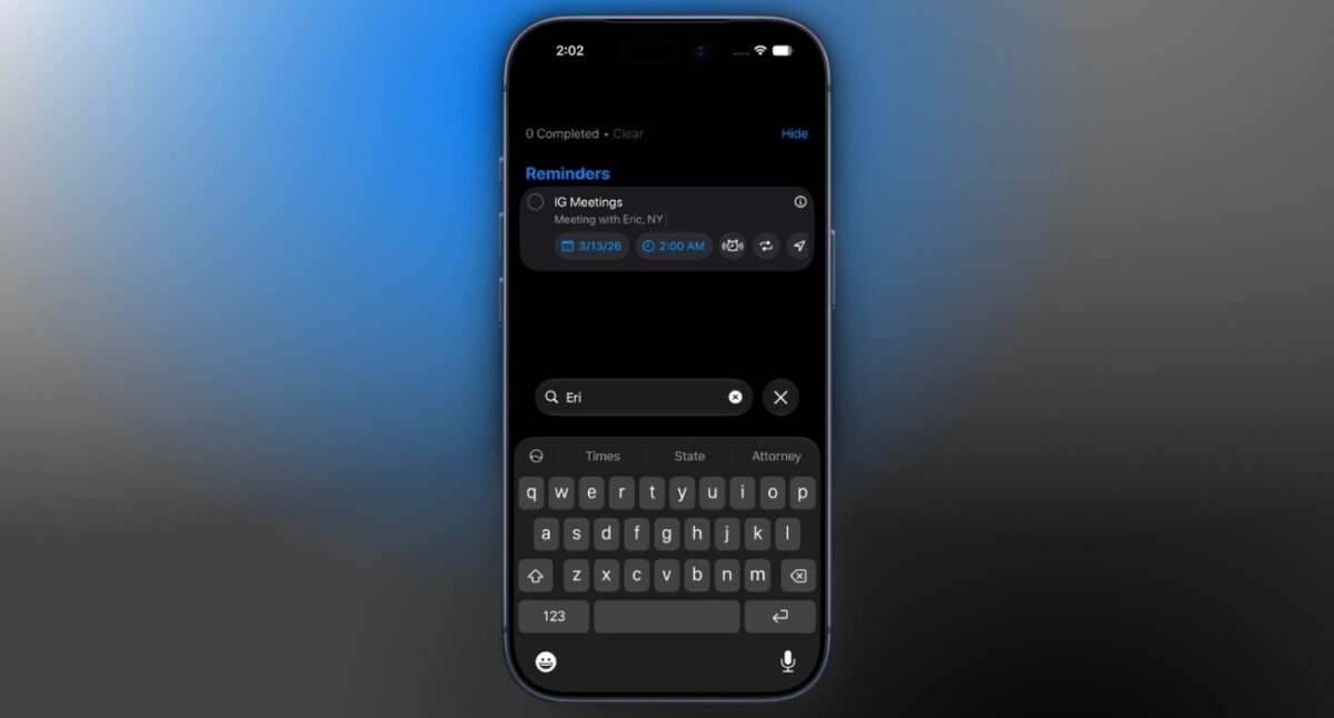 Creating reminders is much easier in iOS 27