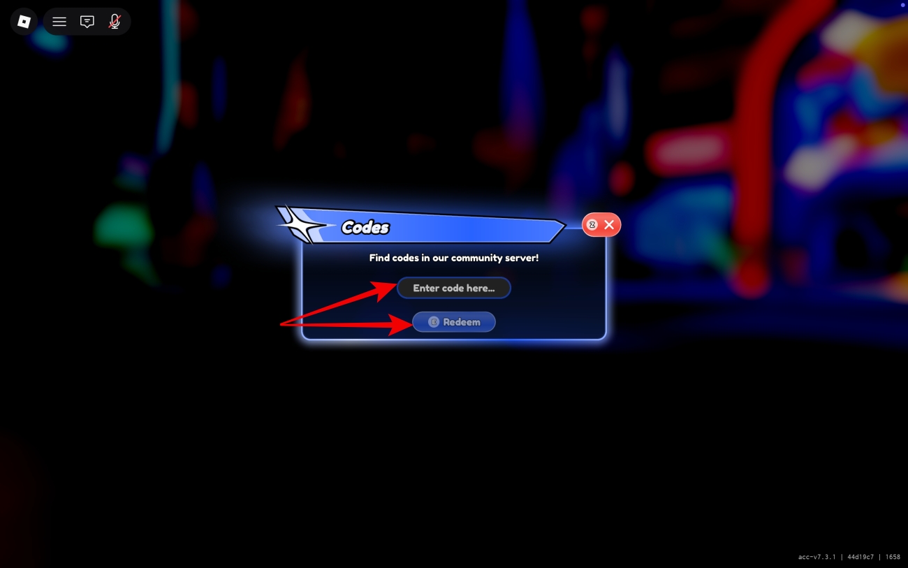 Enter a code and redeem rewards.