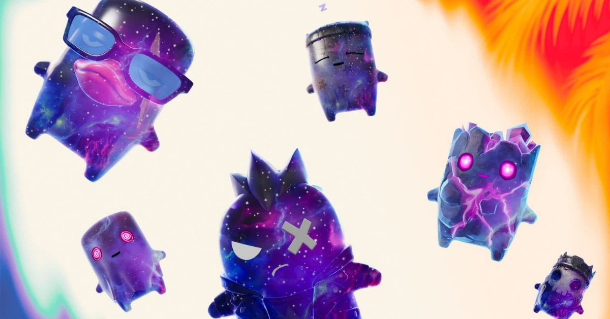 Galaxy sprites in Fortnite