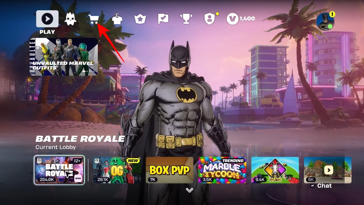 Home tab fortnite