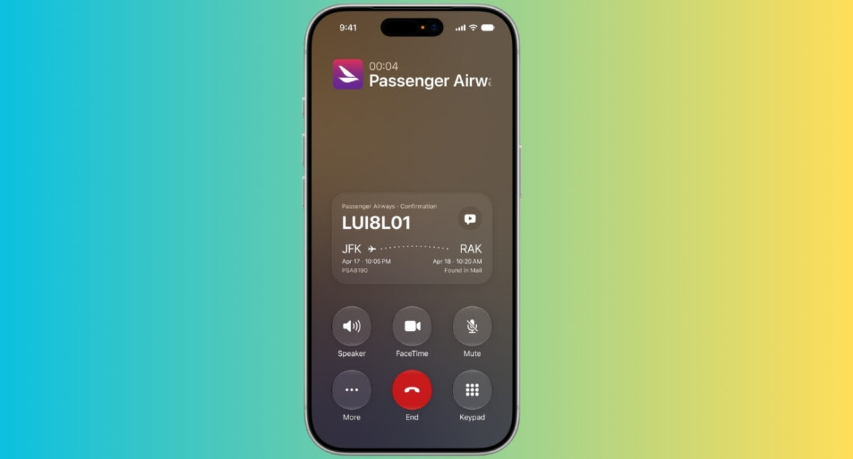 How to use Call Context during a call on iPhone