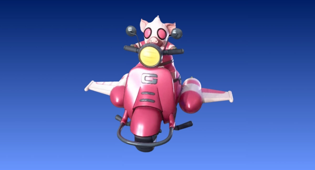 Pig gwen scooter glider fortnite