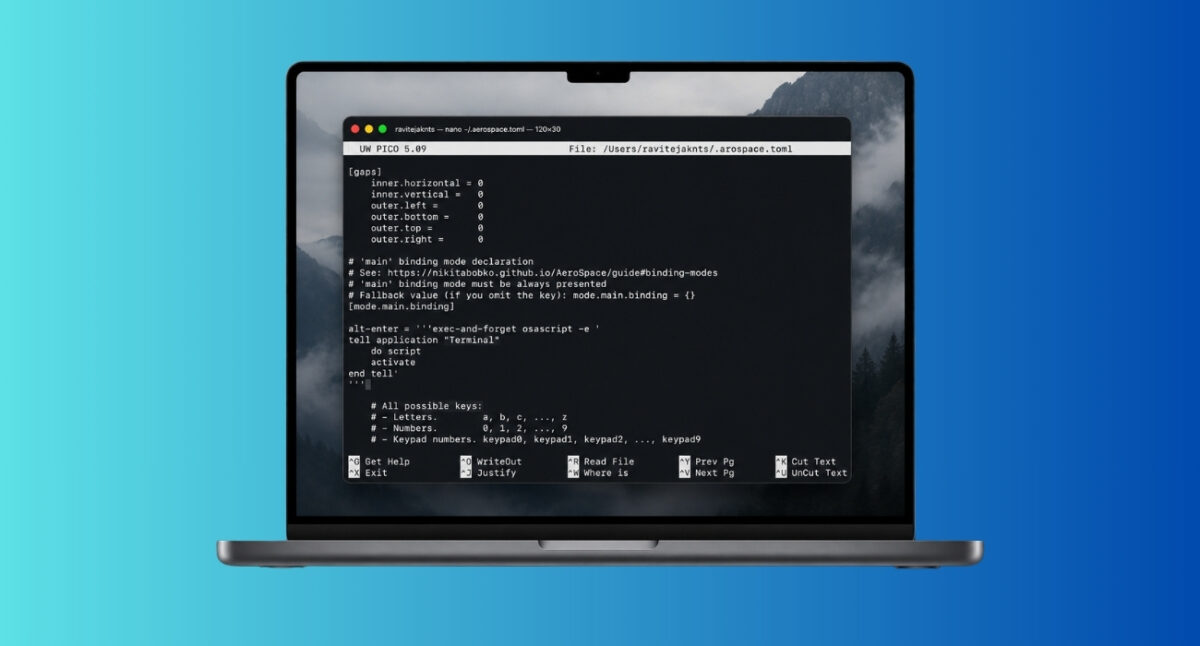 To get i3-like tiling windows on mac with aerospace
