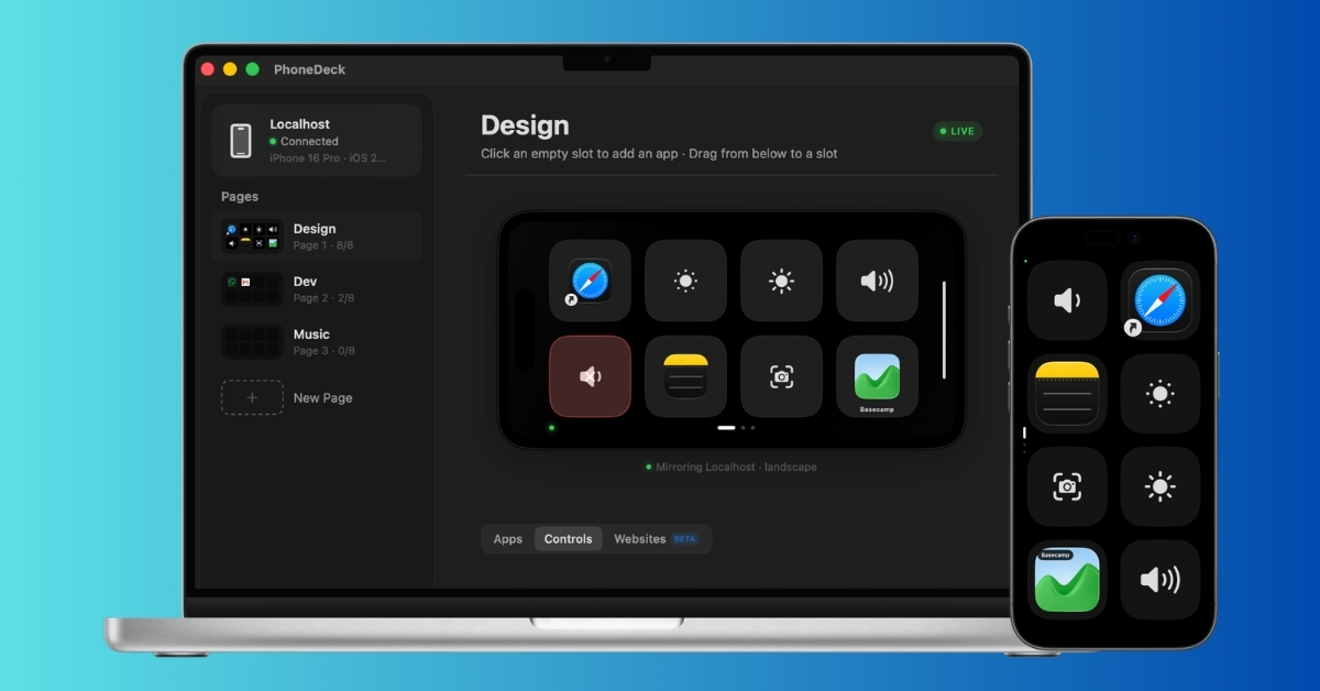Turned my iPhone into Stream Deck