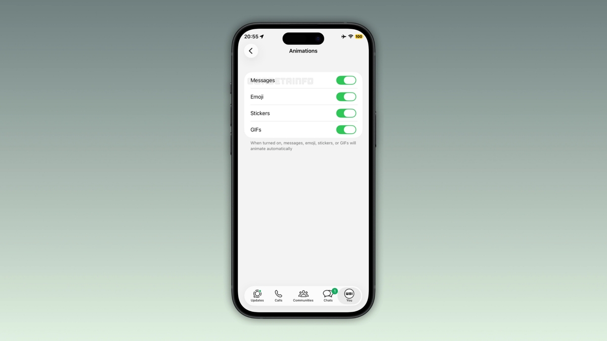 WhatsApp reintroduces message animations