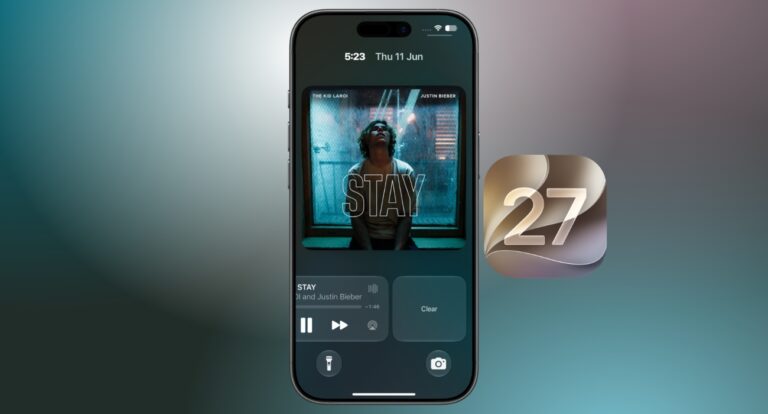 iOS 27 finally lets you dismiss the Now Playing in Lock Screen