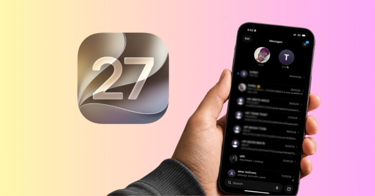 iOS 27 messages feature