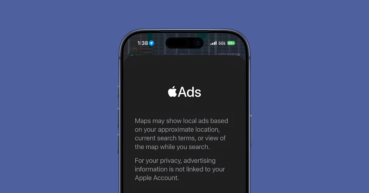 Apple reveals which ads won't be allowed in Apple Maps