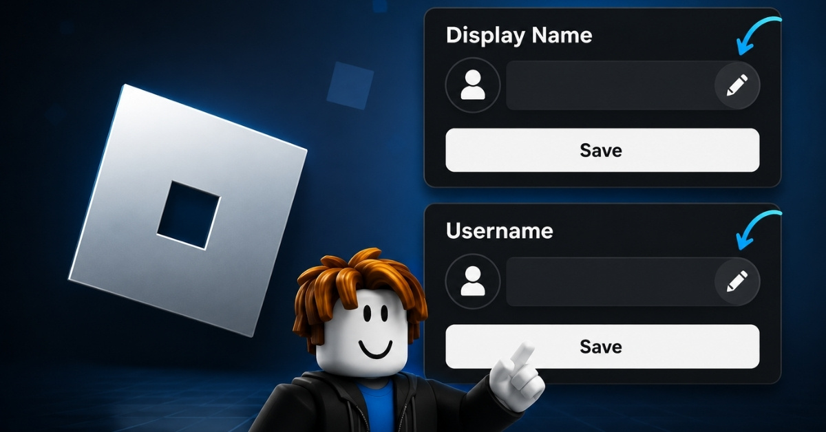 Change your Roblox username and display name