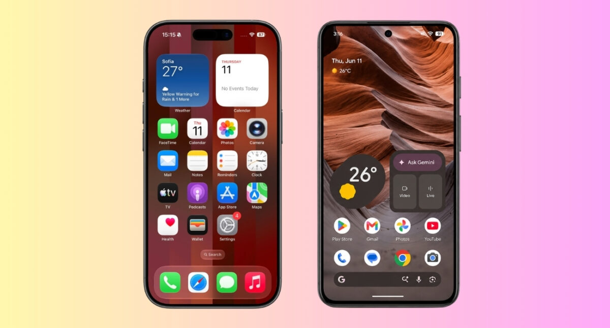 Design and user interface iOS 27 vs Android 17