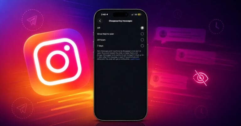 Disappearing Instagram messages