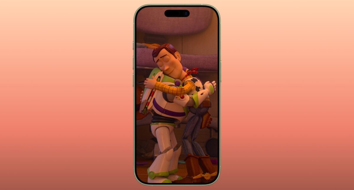 Emotional Woody and Buzz reunion