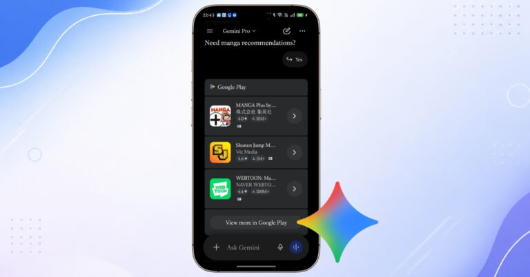 Gemini to find Android apps