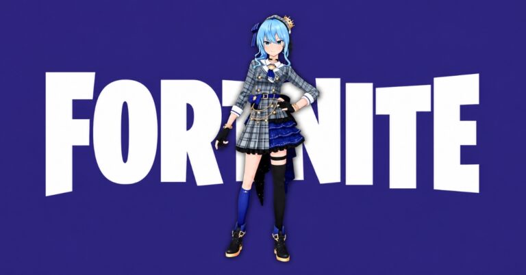 How to get the Hoshimachi Suisei skin in Fortnite