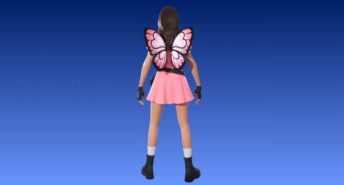 Olivia Butterfly Wings back bling